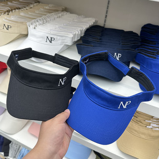 韩国户外潮牌ins空顶帽子女夏季韩版运动跑步防晒遮阳马尾鸭舌帽