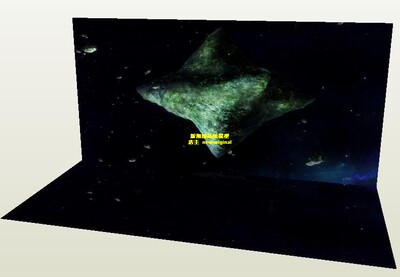 高达UC宇宙要塞阿巴瓦库所罗门索罗门殖民卫星背景纸地台场景模型