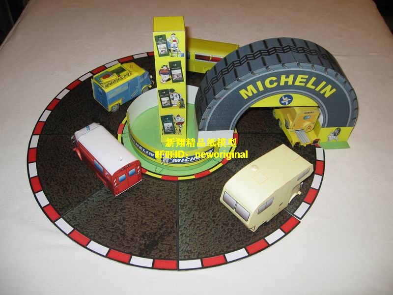 1比32 1比24 街道商店加油站维修站停车场汽车场景车模场景模型