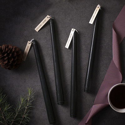家用仪式感黑色细枝长杆枝状蜡烛
