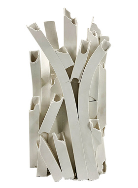 售楼处几何陶瓷积木假山艺术装置