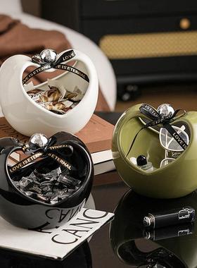 高颜值家用零食糖果篮陶瓷装饰盘