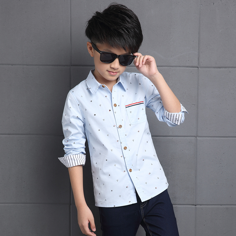 Chemise garcon à manche longue - Ref 2075256 Image 3