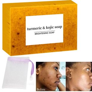 Spot Acid Even Removal Acne Dark Soap Glow Kojic Turmeric
