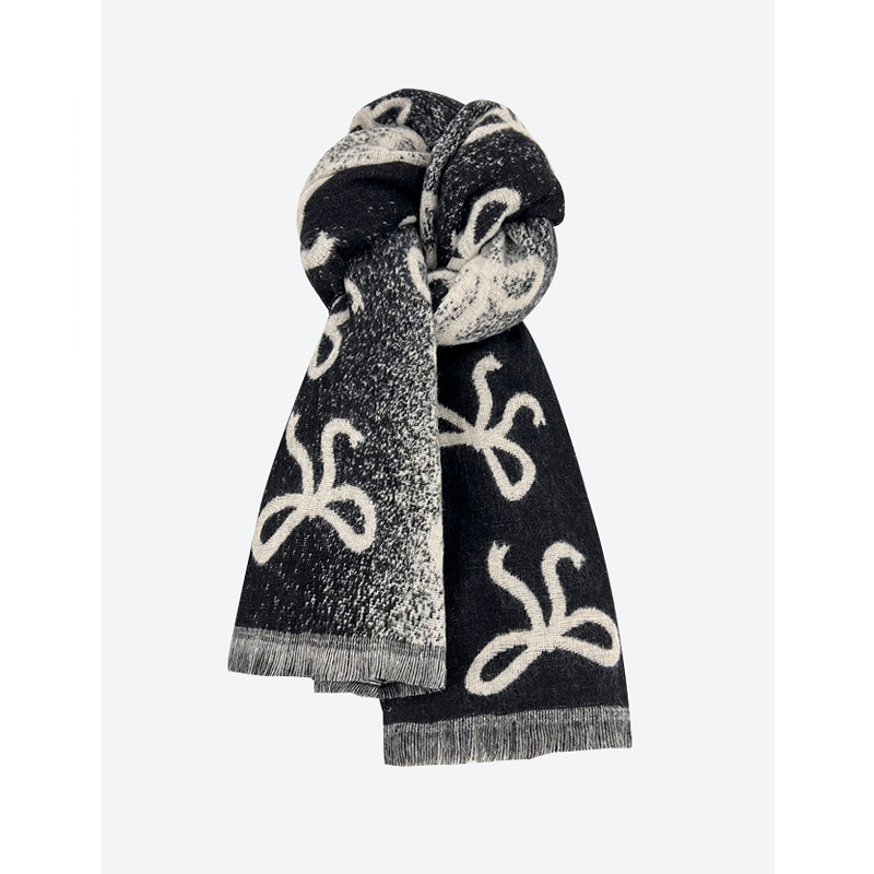 围巾女款2025新款冬季高级感保暖加厚时尚百搭渐变蝴蝶结女士围脖,服饰配件/皮带/帽子/围巾,围巾/丝巾/披肩,淘宝优惠券,粉丝福利购,淘宝优惠卷