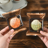 中国风中秋流心月饼包装 袋50g80克100克冰皮蛋黄酥机封袋100张