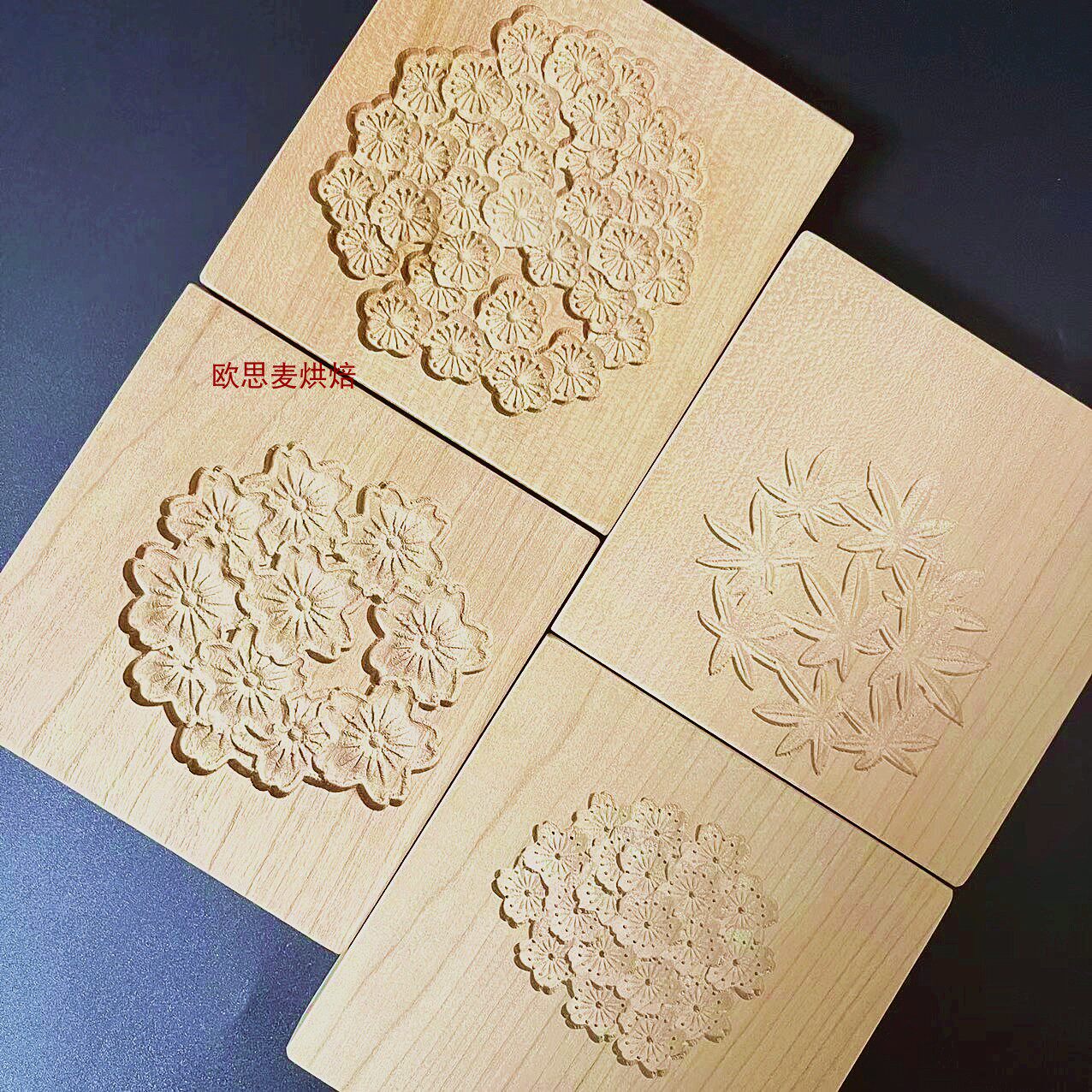 特价 日本和果子工具 和果子模具  压花板合集 制作练切樱花纹板