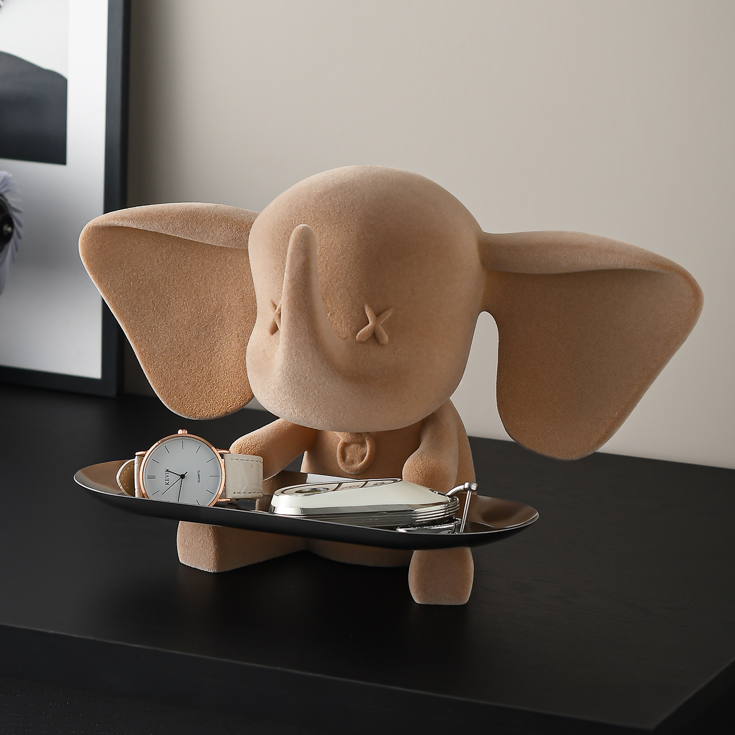 客厅电视柜钥匙收纳摆件装饰品