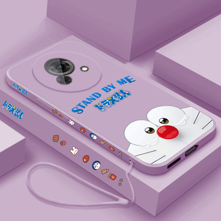 保护套伴我同行 M431Q高级镜头全包防摔Meizu简约时尚 适用魅族lucky08手机壳新款 Lucky08液态硅胶卡通软壳女款