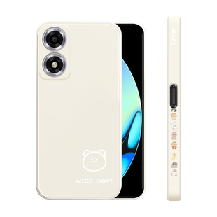 适用oppoa2x手机壳新款a2x简约小兔小熊保护套OPPOA2x镜头全包防摔opopa可爱女款外壳PJS110液态硅胶个性创意