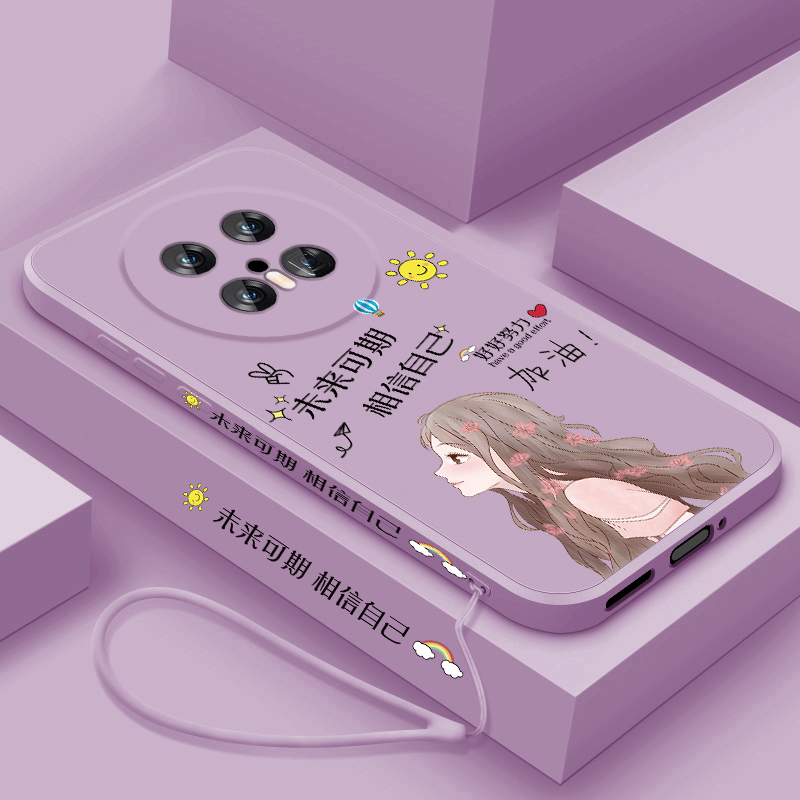 适用华为Mate70手机壳新款Mate70Pro+液态硅胶软壳网红女生70por镜头全包防摔meta网红高级感保护套不期而遇