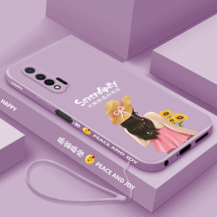 适用华为nova6手机壳新款 镜头全包防摔5g高级感保护套4g网红n0va不期而遇 nova6超薄液态硅胶软壳nova6se女款