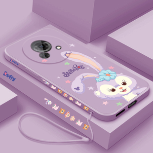 适用魅族lucky08手机壳新款 lucky08液态硅胶超薄保护套M431Q镜头全包防摔高级感Meizu卡通创意软壳可爱星黛露