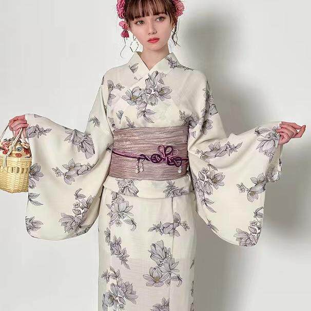 甜美清爽风涤纶分体式和服