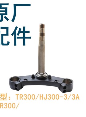适用豪爵TR300/HJ300-3/3A/XCR300下联板向柱方向下三星立管原厂