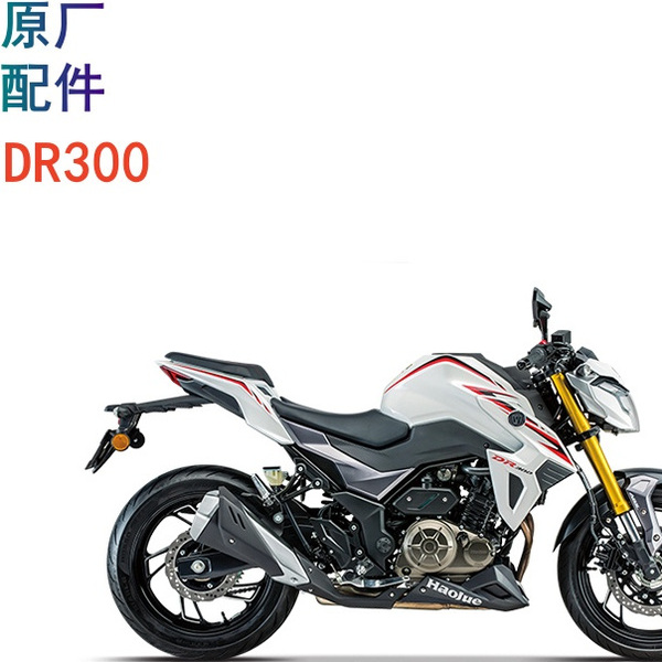 适用豪爵DR300配件大灯导流罩
