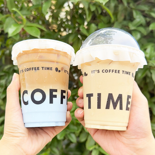 pet冷饮杯咖啡杯打包透明饮品杯