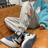 2025秋季新款卫裤男ins束脚运动裤子宽松韩版百搭休闲裤K145-P30，男装休闲裤，星座1703A-1