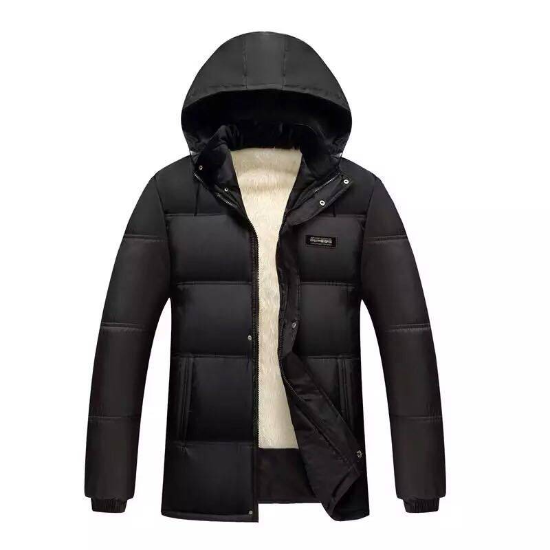 2025冬季外贸走量款中老年棉衣加绒加厚保暖连帽棉服外套MY05-P29图片
