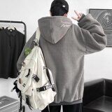 2025年冬装ins港风潮牌加绒加厚棉衣宽松休闲羊羔绒外套男913-P68，男装棉衣，星座1703A-1