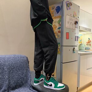 2025秋季新款韩版潮流学动束脚裤潮牌ins港风阔腿卫裤K099-P30图片