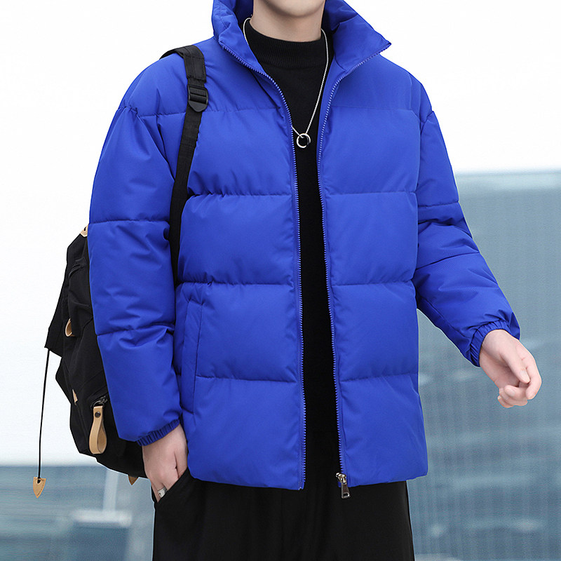 2025冬季新款棉衣男外套纯色立领宽松时尚加厚保暖棉服MY9688-P55,男装棉衣,星座1703A-1