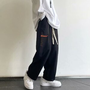 2025春秋新款Ins港风男装宽松卫裤男运动裤长裤休闲裤男ZD193-P25图片