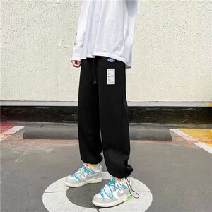 2025秋季新款华夫格裤子潮牌ins束脚运动裤秋冬季卫裤 KZ0755-P35图片