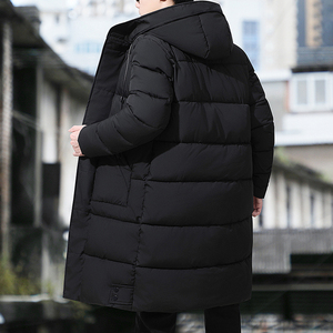 2025年冬季中长款加厚青年潮连帽棉服外套男MY9788-P70 大码图片