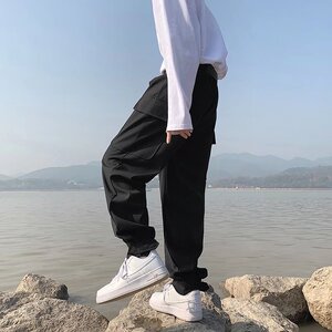 2025春秋季青春流行原宿潮流宽松时尚潮牌运动裤长裤百搭F63-P40图片
