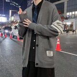 2021秋冬季新款毛衣宽松韩版开衫外套夹克百搭针织衫MK02-P40，男装针织衫/毛衣，星座1703A-1