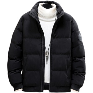 21主推冬季韩版立领加厚保暖棉衣修身潮流大码棉服M1912-P45图片
