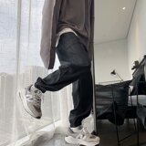 2025春秋季直筒工装裤男潮牌宽松ins百搭休闲裤男HK21074-P28，男装工装外套，星座1703A-1