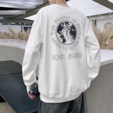 2025春秋季新款潮流ins港风潮印花百搭学生宽松上衣卫衣W1263-P28，男装卫衣，星座1703A-1