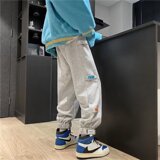 2025秋季新款卫裤男ins束脚运动裤子宽松韩版百搭休闲裤K145-P30，男装休闲裤，星座1703A-1