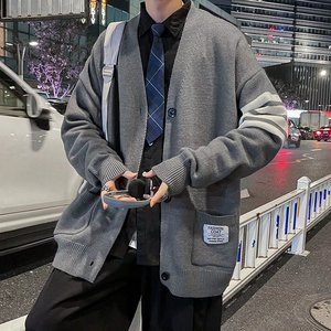2025秋冬季新款毛衣宽松韩版开衫外套夹克百搭针织衫 MK02- P40图片