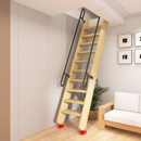 时尚 室内爬梯定制登高梯隔层楼梯 实木阁楼楼梯整体木梯子家用复式