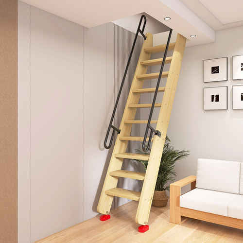 实木定制加厚木楼梯厂家