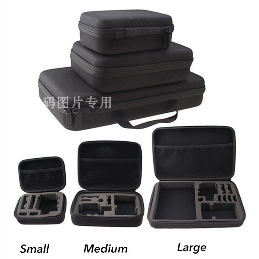 运动相机配件收纳包Gopro山狗大疆action灵眸SJCAM防水包防震便携