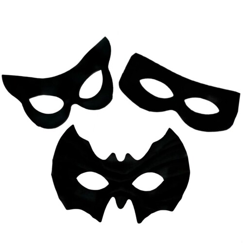 万圣节佐罗面具眼罩猫女眼罩蝙蝠侠道具表演舞会半脸面罩角色扮演