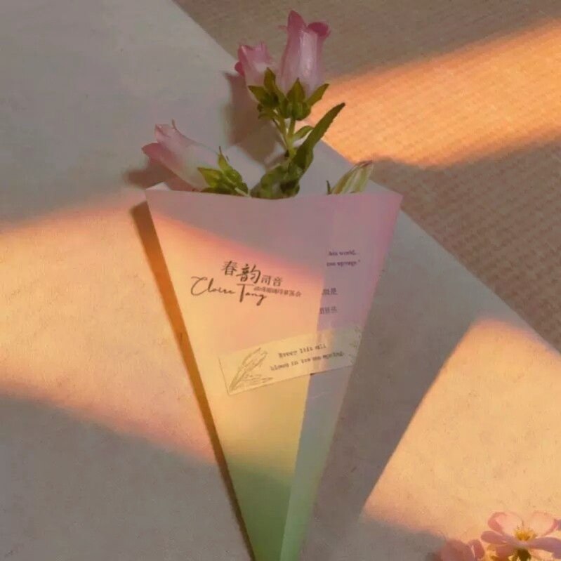 花束折页节目单邀请卡定制异形节日祝福贺卡创意高档鲜花售后插卡