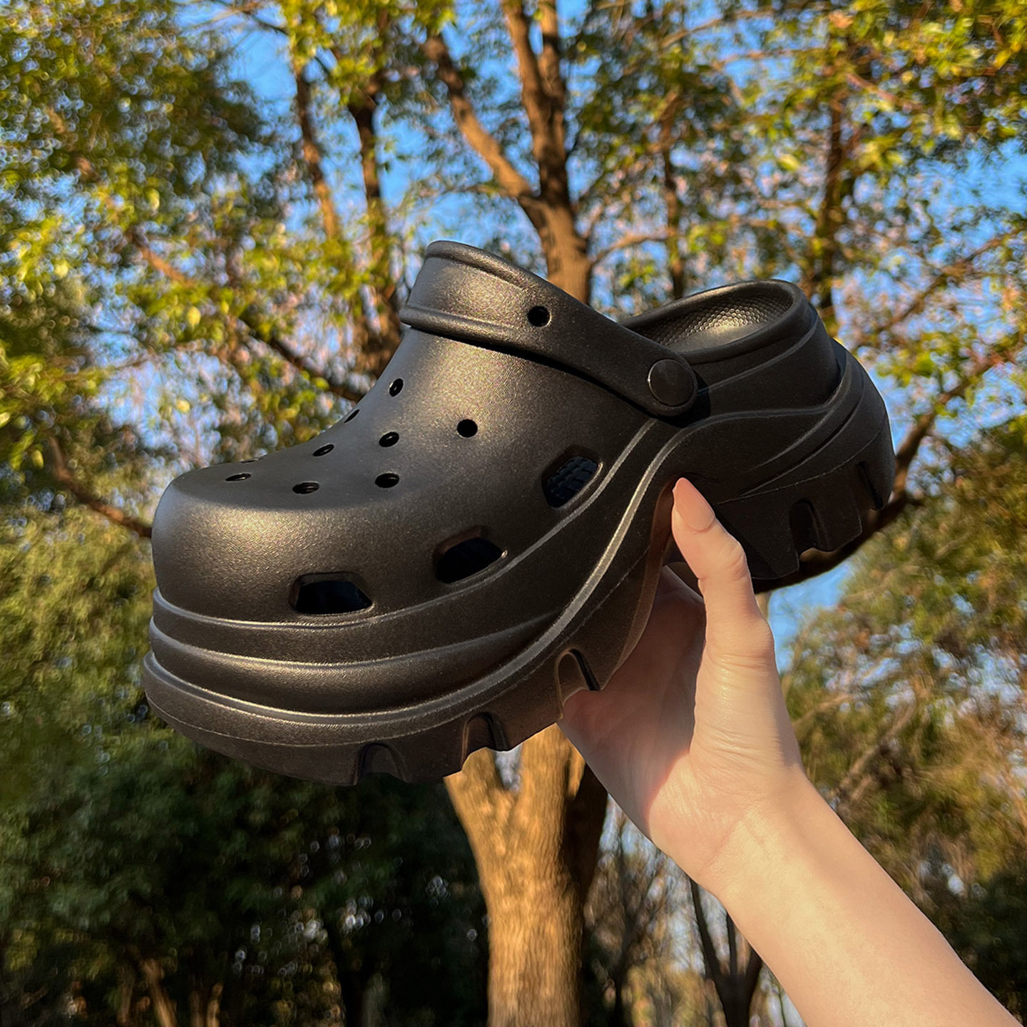 蚂蚁之恋春夏新款简风轻潮纯色居家外穿女士厚底洞洞鞋,居家布艺,居家棉拖/棉鞋,淘宝优惠券,粉丝福利购,淘宝优惠卷