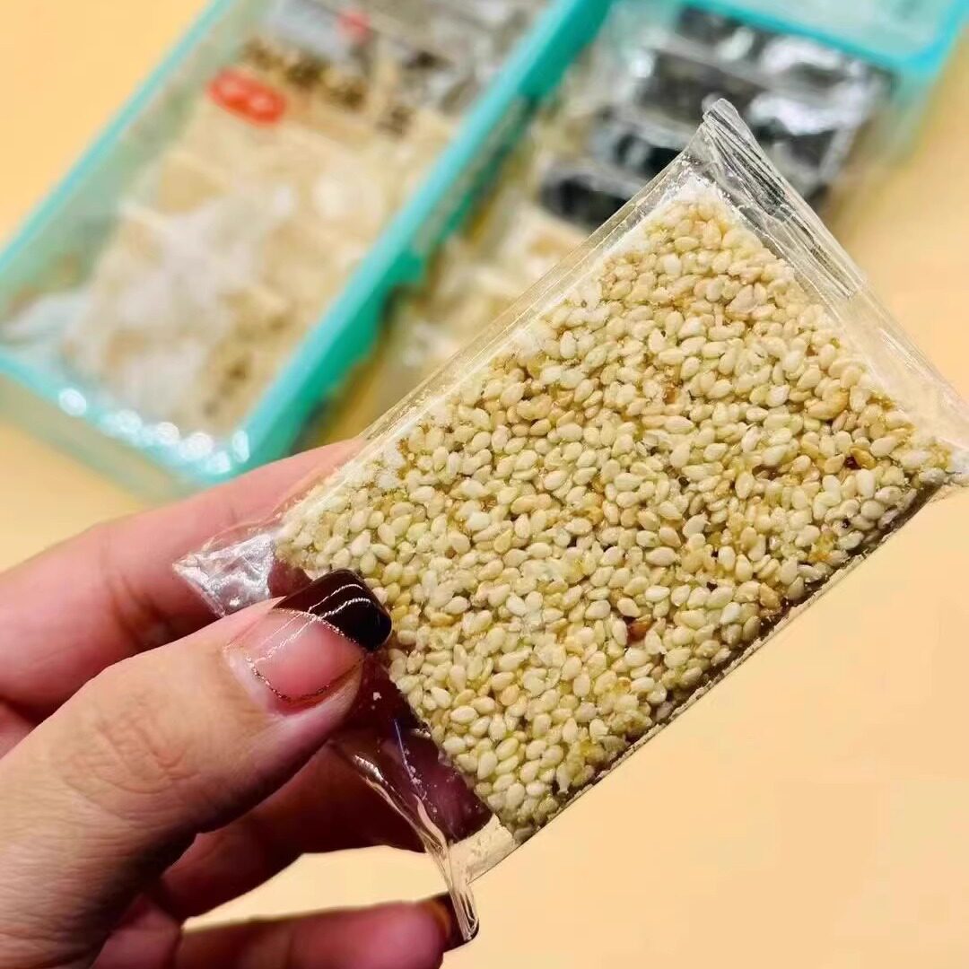 广东正宗潮汕特产传统手工糕点黑芝麻酥芝麻片独立包装零食糕点心