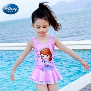 Đồ bơi trẻ em Disney cho bé gái lớn trẻ em Bộ đồ bơi một mảnh Đồ bơi bé gái chống nắng mùa xuân áo tắm - Bộ đồ bơi của Kid