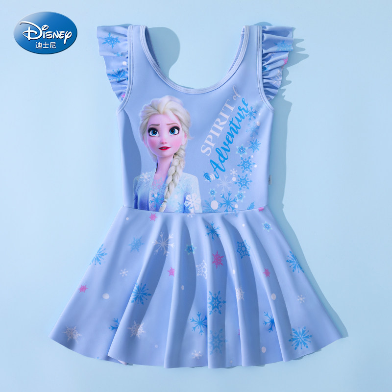 儿童泳衣女孩女童中大童卡通2024新款小孩连体专业游泳装备套装