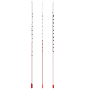 红水温度计玻璃测水温油温工业实验酒精高精度家用养殖大棚温度表