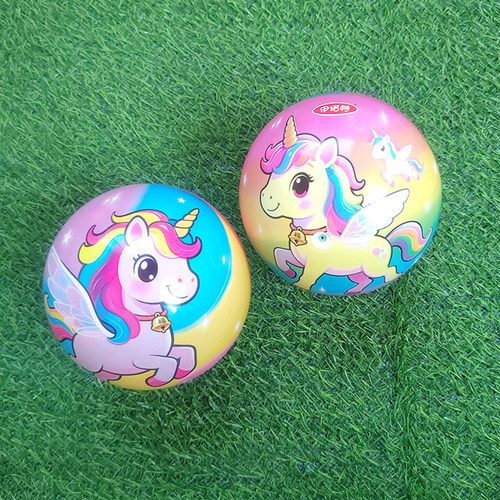 伊诺特6寸独角兽小马图案弹力球