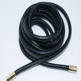 欧美加长腰绳女腰链超纤皮皮绳