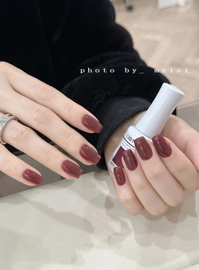 明星 韩国本土产品IZEMI美甲甲油胶I391 红豆沙高级 贵妇