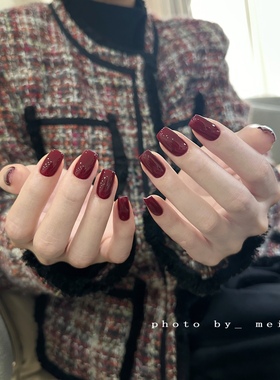 YA gel N-028罐装甲油胶  红色显白车厘子色酒红色 光疗甲油胶 5g